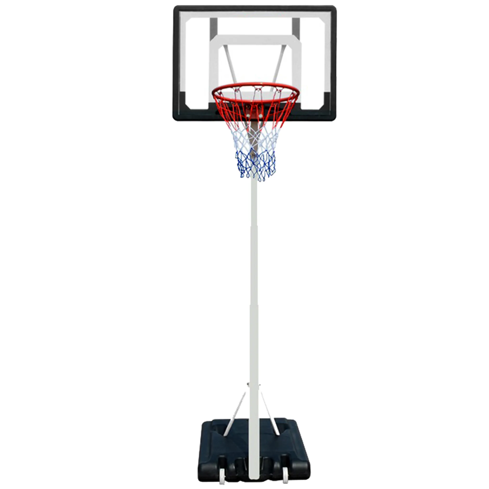 Basketställning Trekkrunner Hook Shot med Hjul & Justerbar Basketkorg 2,10-2,60m