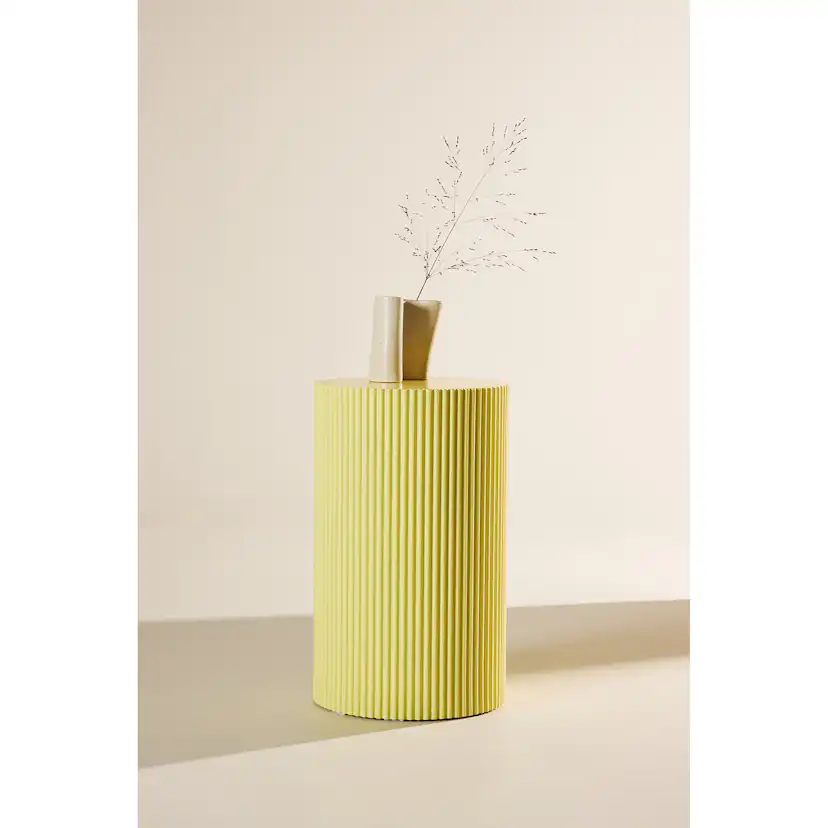 Sidobord Venture Home Lenox Svart Runt Bord/Piedestal Ø30,5cm