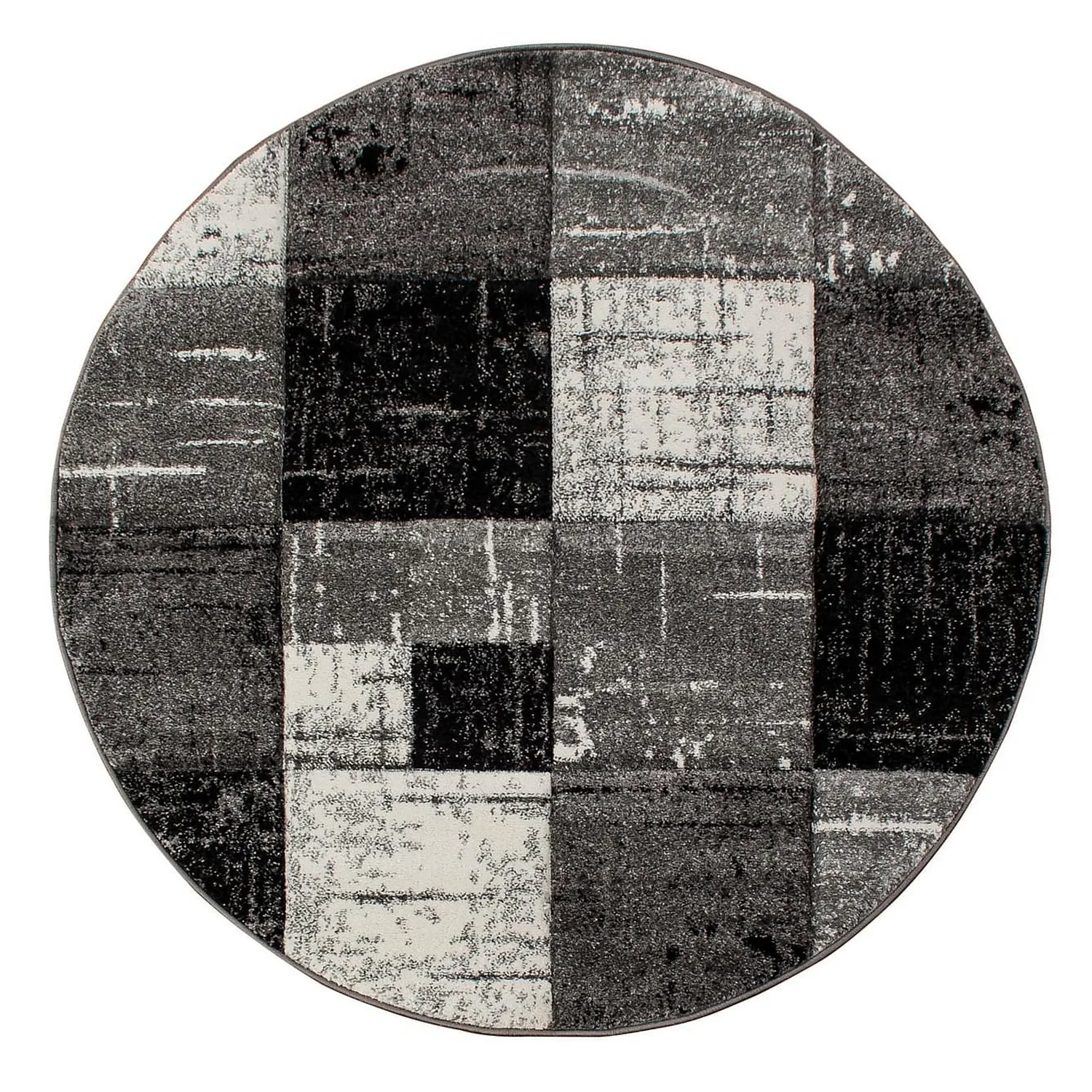 Friezematta KM Carpets London Square Rund