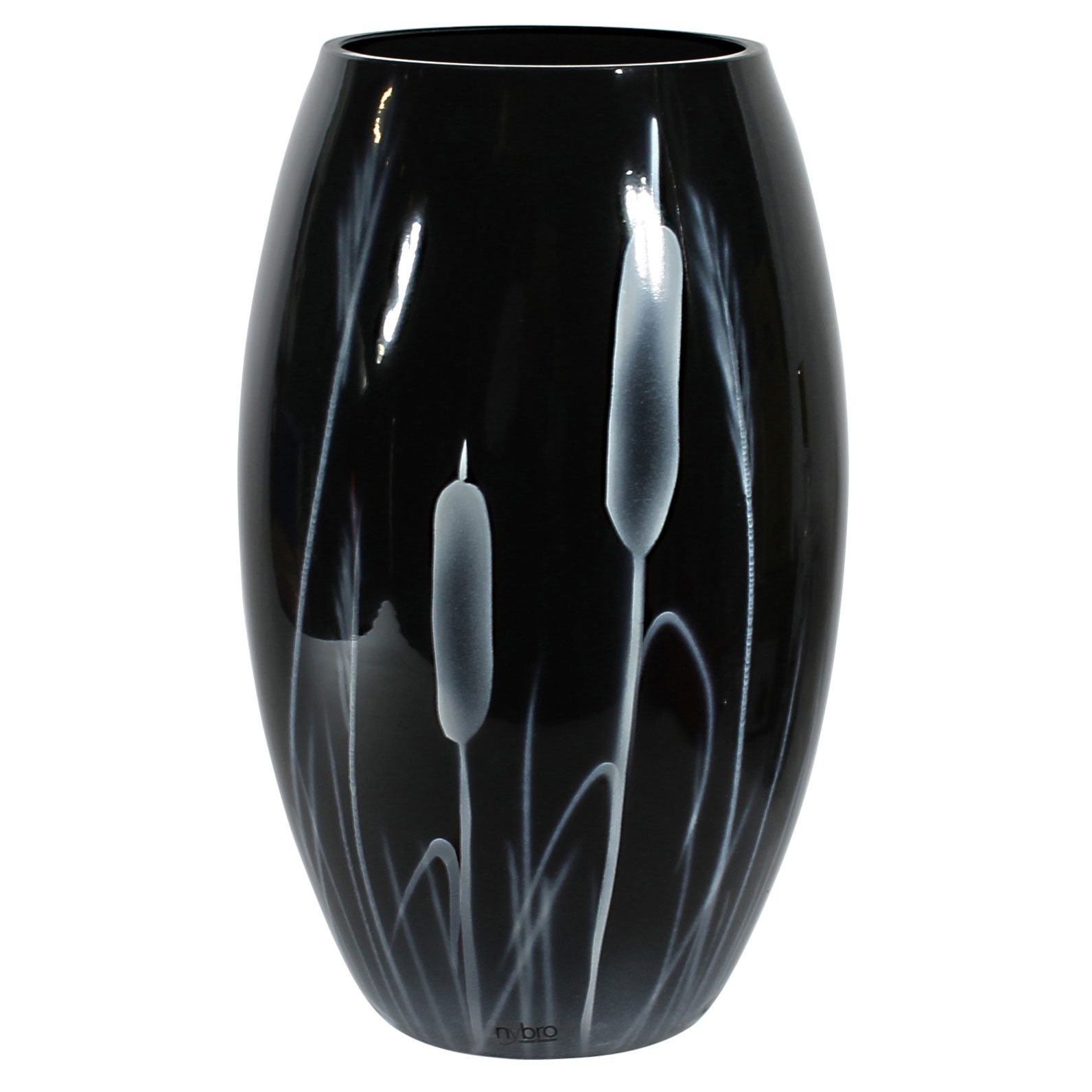 Vas Nybro Crystal Kaveldun Konvex 20 cm