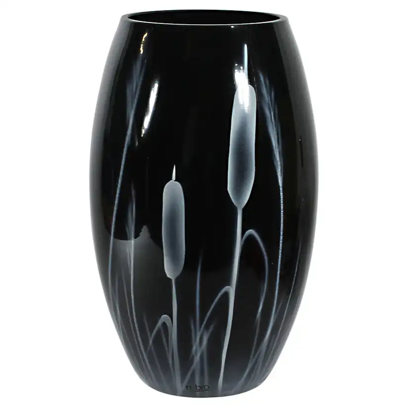 Vas Nybro Crystal Kaveldun Konvex 20 cm