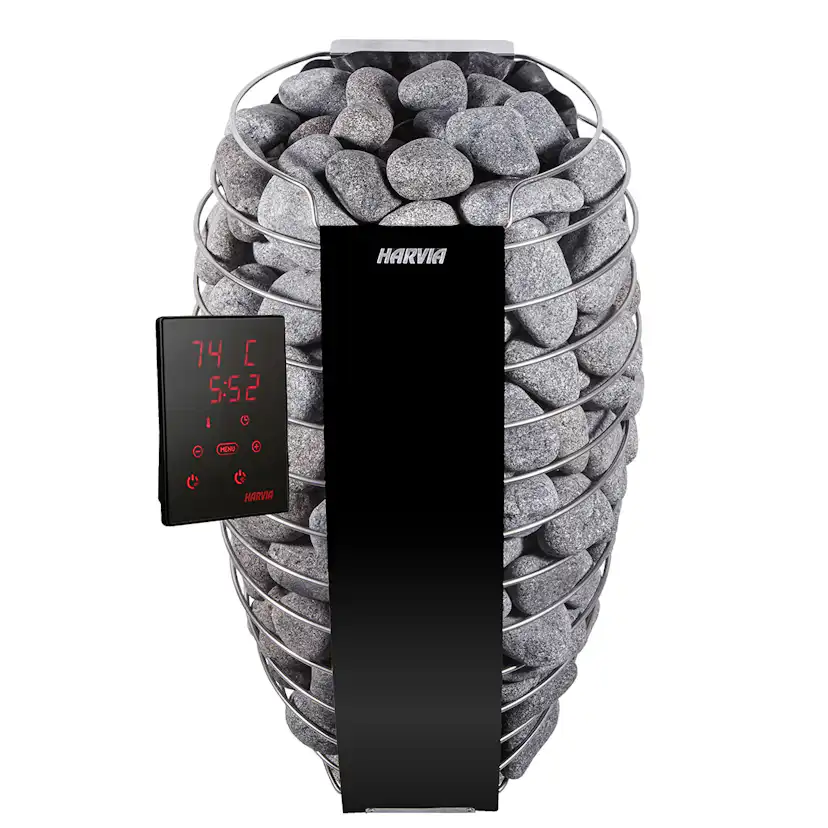Bastuaggregat Harvia Spirit SP90XW 9,0 kW WiFi svart