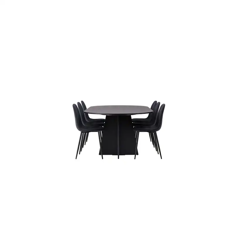 Matgrupp Venture Home Bootcut Oval med 6 Polar Stolar