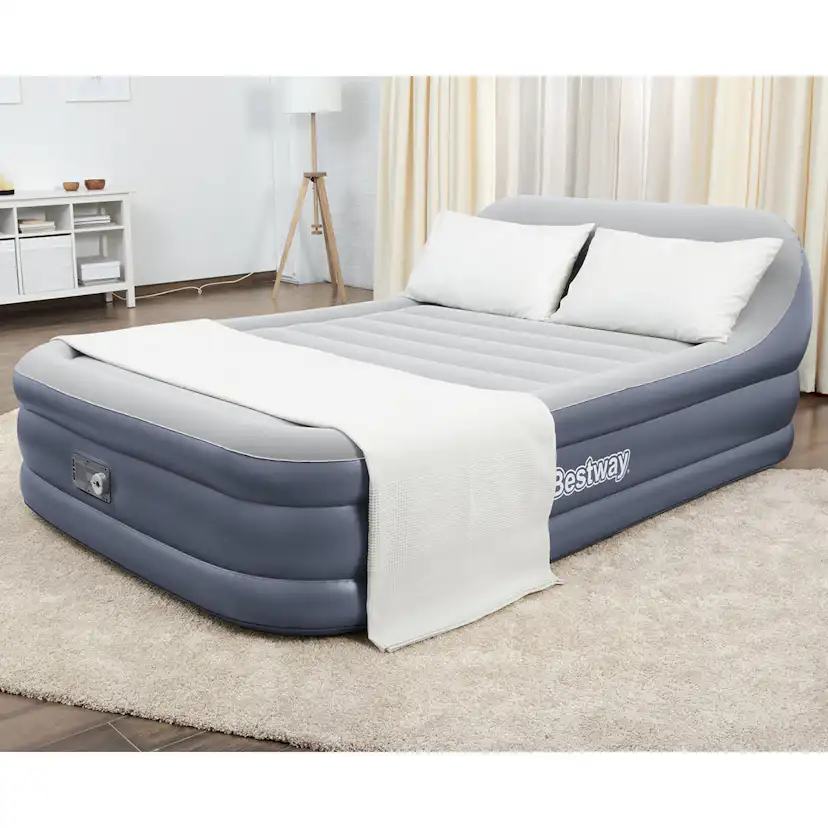 Uppblåsbar Madrass Bestway Tritech Airbed Queen Med Gavel