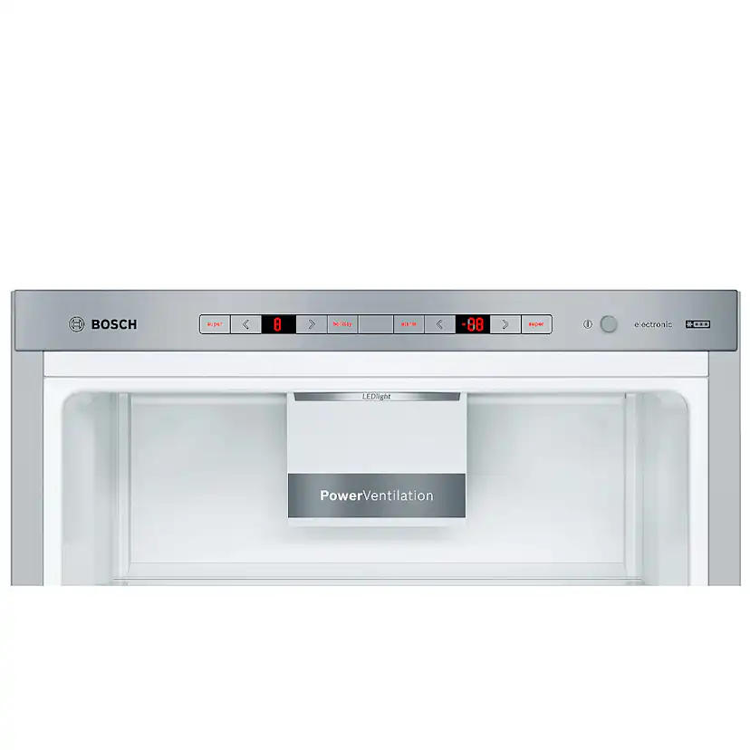 Fristående Kyl & Frys Bosch Serie 6 KGE398IBP Rostfri med Två Kylsystem För Optimal Nedkylning