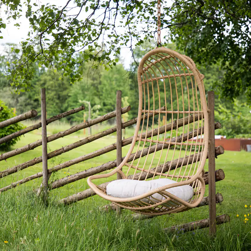 Pulau Hangingchair Rattan Nature / Creme Natur