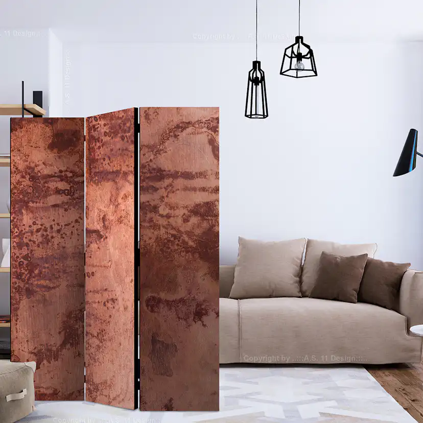 Rumsavdelare Arkiio Red Metal Sheet 135x172 cm