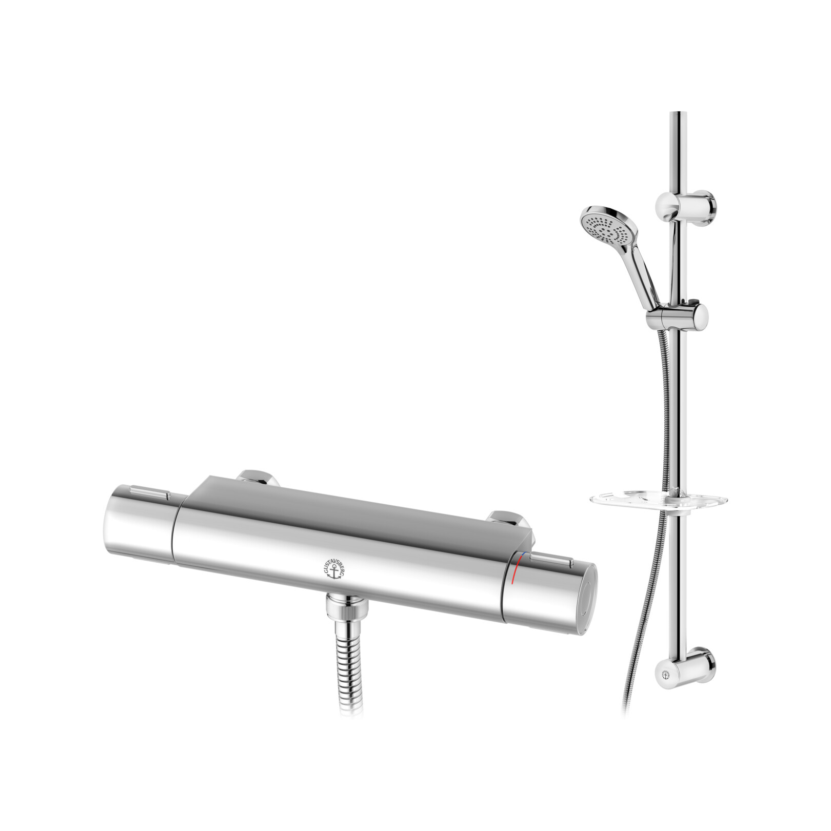 GBG ATLANTIC DUSCHPAKET 150C/C A-KLASS, KROM, BLYFRI 150cc
