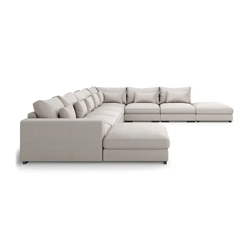 U-Soffa Bloomington Dubai Large Modulsoffa med Vänster Divan & Linneklädsel