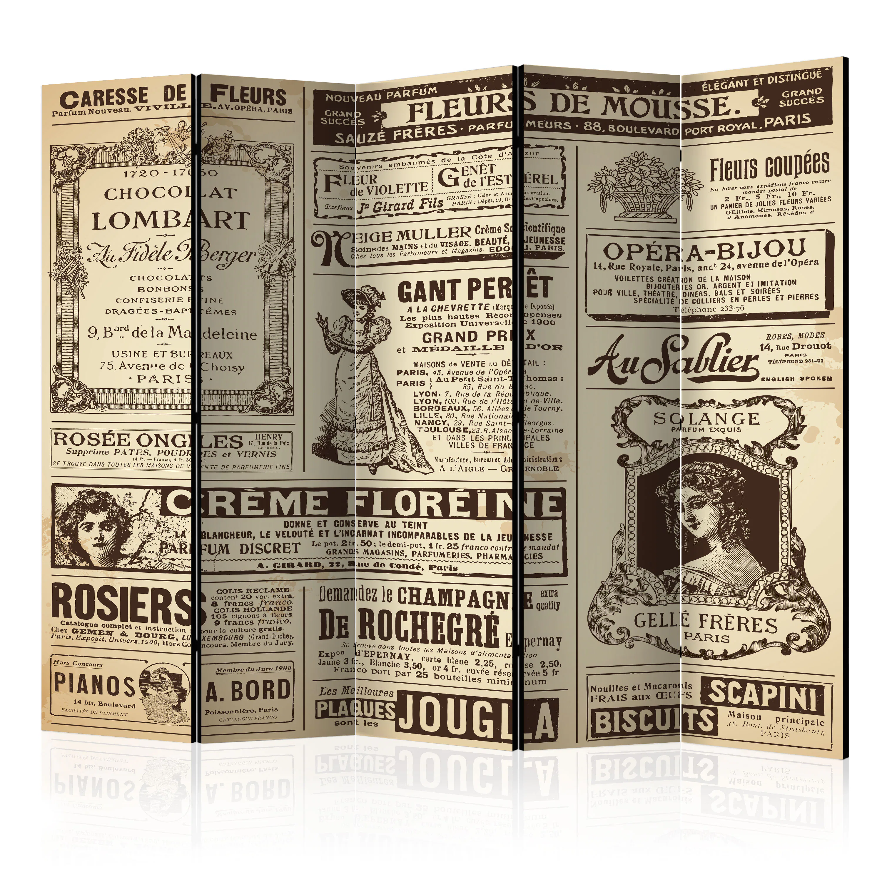 Rumsavdelare Arkiio Vintage Magazines II 225x172 cm
