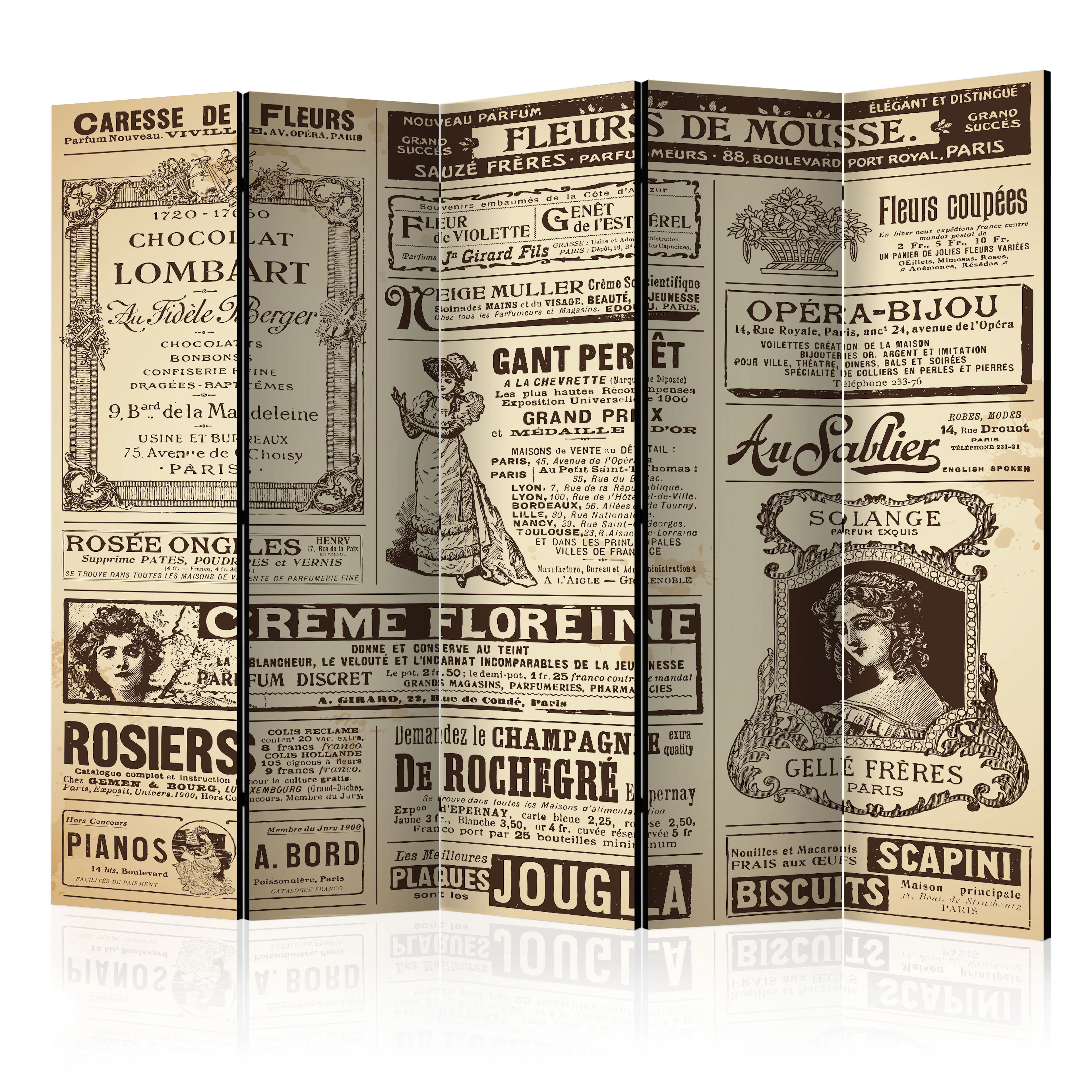 Rumsavdelare Arkiio Vintage Magazines II 225x172 cm