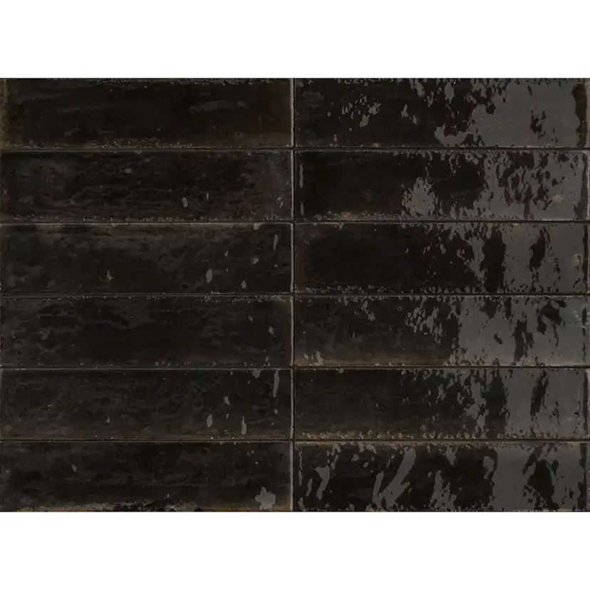 Kakel Marazzi Group Lume Svart 6x24 cm