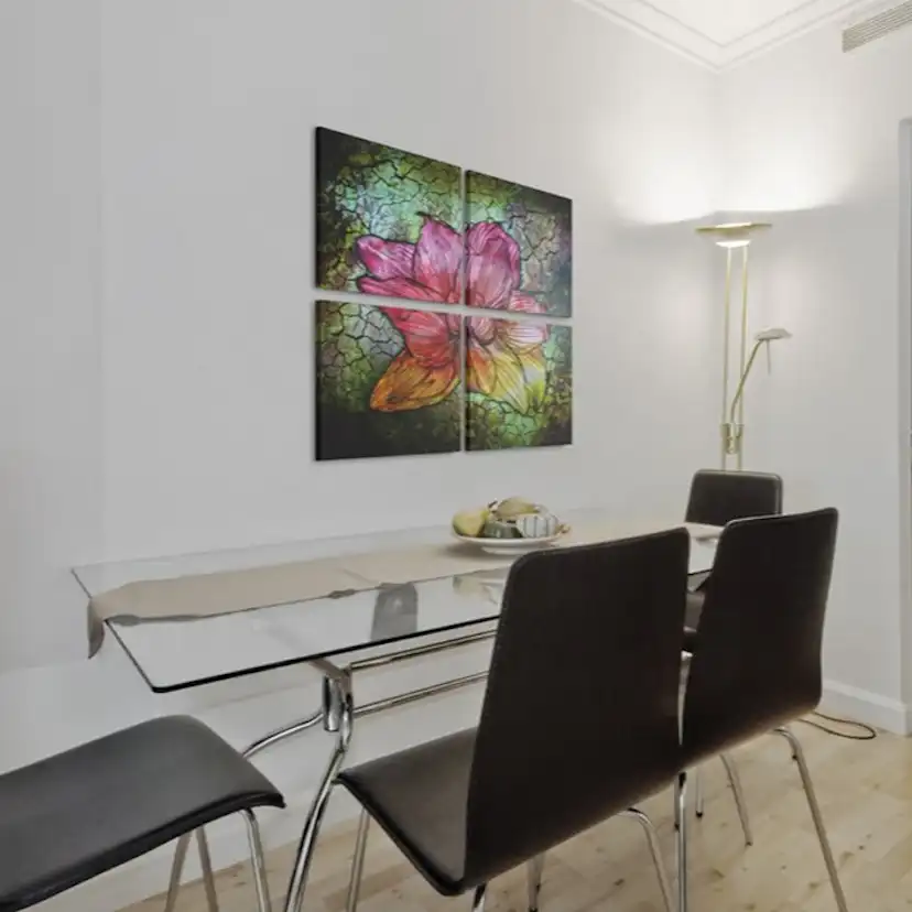 Tavla Arkiio Glas Blomma