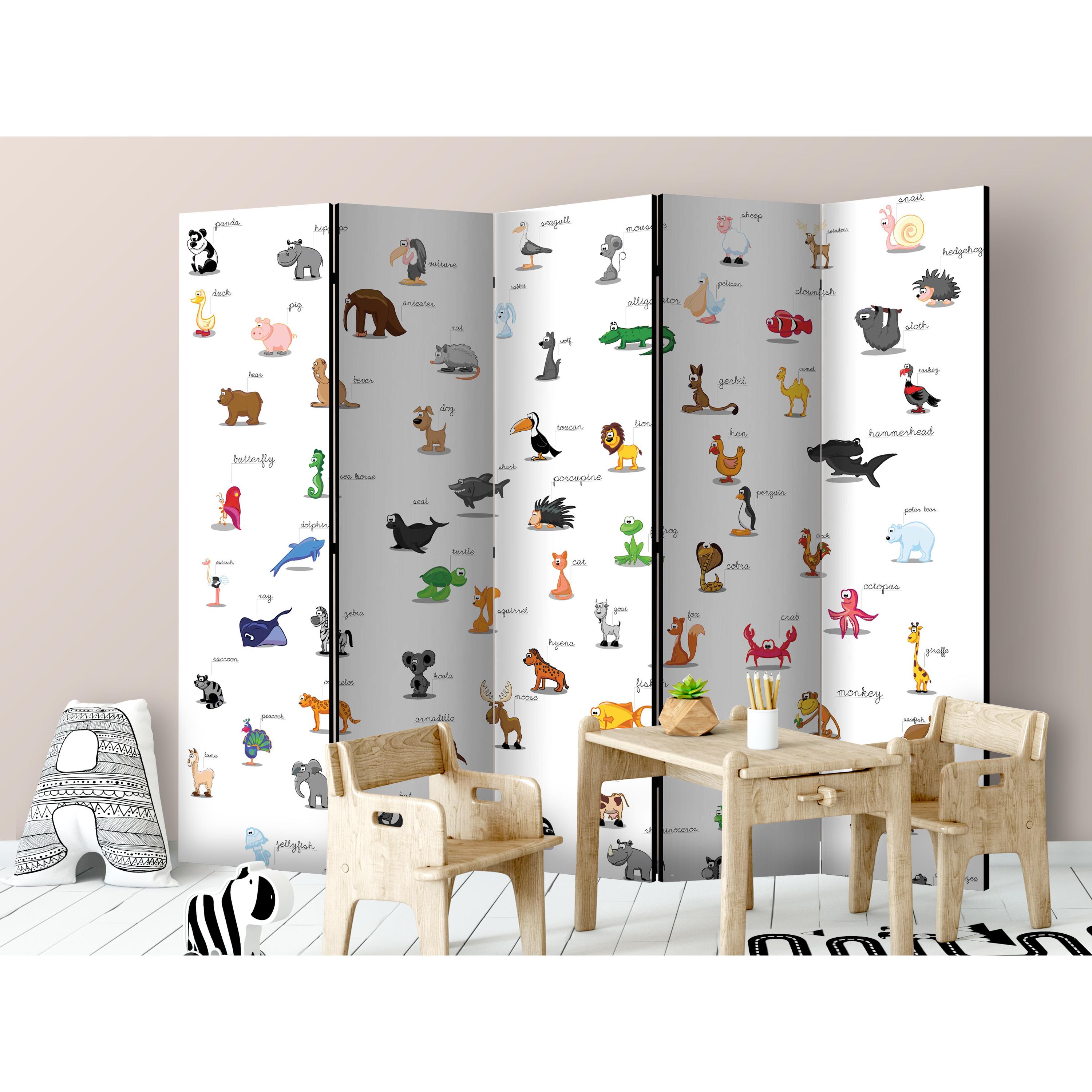 Rumsavdelare Arkiio Animals for Children II 225x172 cm