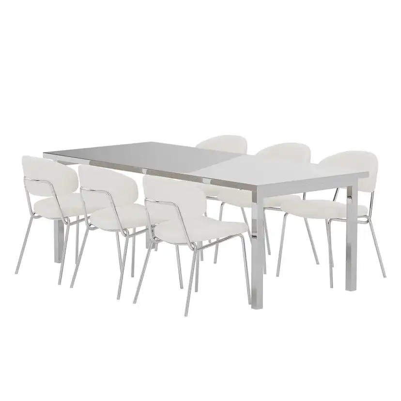 Matgrupp Venture Home Clio 210x95 cm med 4st Chico Stolar