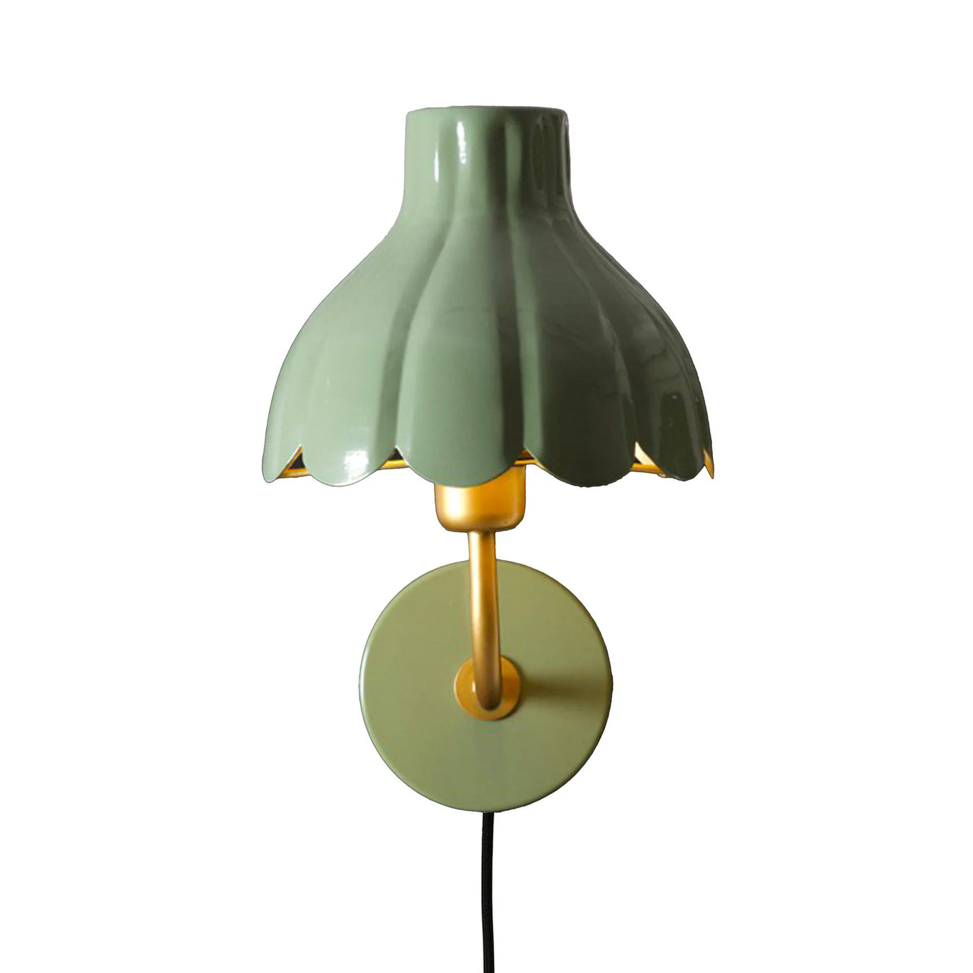 Vägglampa PR Home Wells Sänglampa med Handgjord Lampskärm