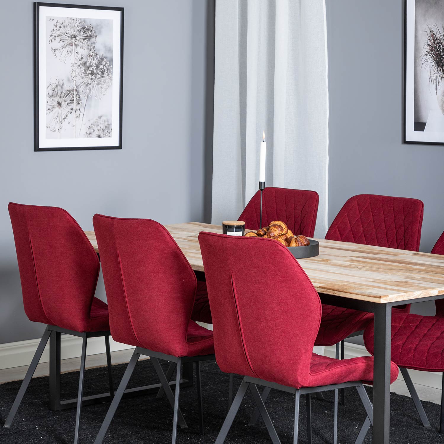 Matgrupp Venture Home Cirebon med 6 Gemma Stolar