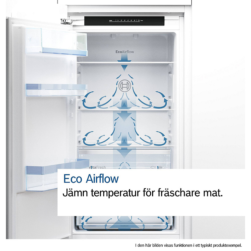Integrerad Kyl & Frys Bosch Serie 2 KBN96NSE0 XXL med Två Kylsystem För Optimal Nedkylning