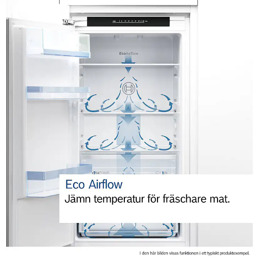 Integrerad Kyl & Frys Bosch Serie 2 KBN96NSE0 XXL med Två Kylsystem För Optimal Nedkylning