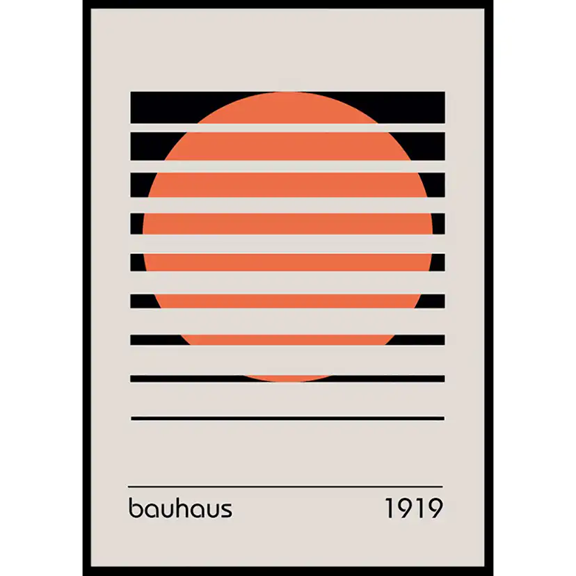 Poster Gallerix Bauhaus Art No19
