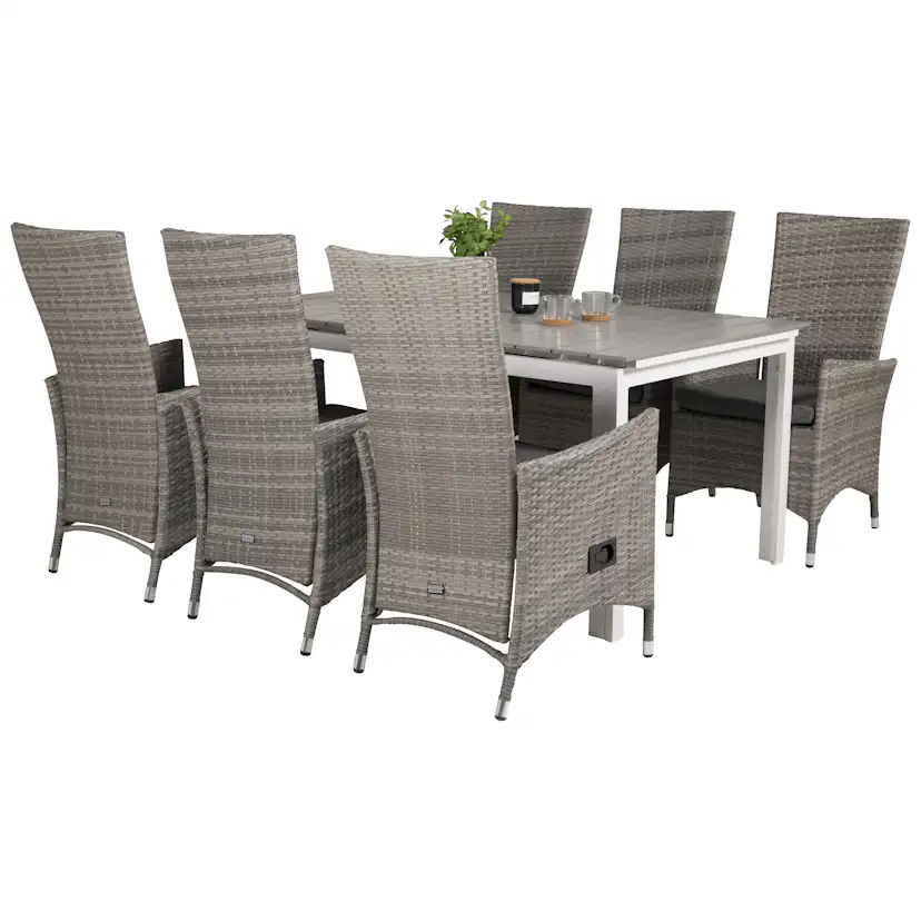 Matgrupp Venture Home Lova 160/240 med 6 Pishi Stolar
