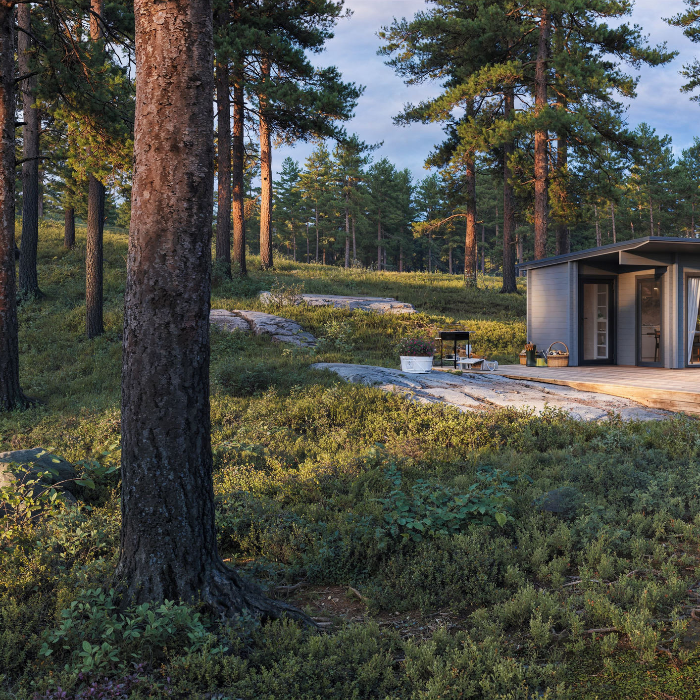 Trädgårdshus Palmako Cecilia 34,6 m2