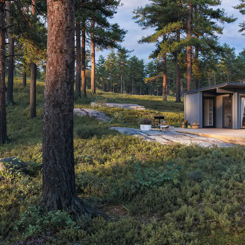 Trädgårdshus Palmako Cecilia 34,6 m2