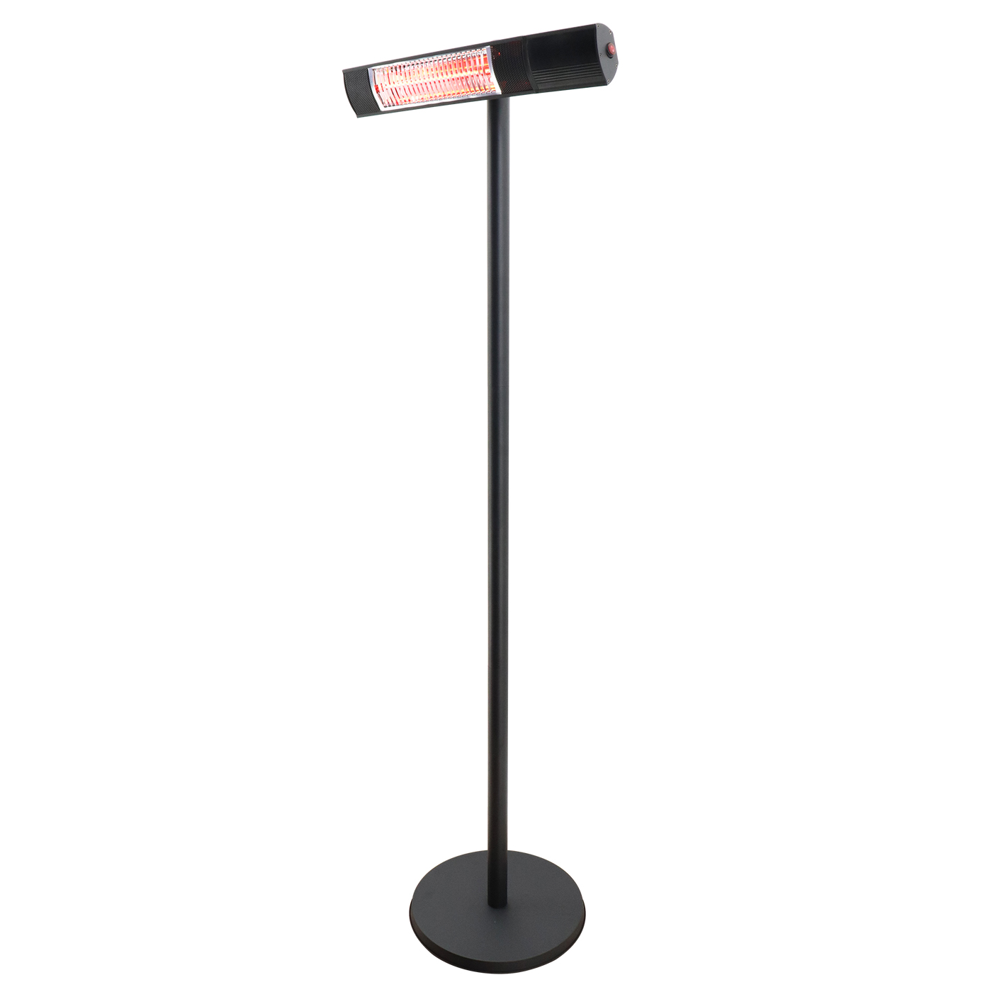 HORTUS Terrassvärmare golvmodell 500/1000/1500 W, GT, med fj Svart