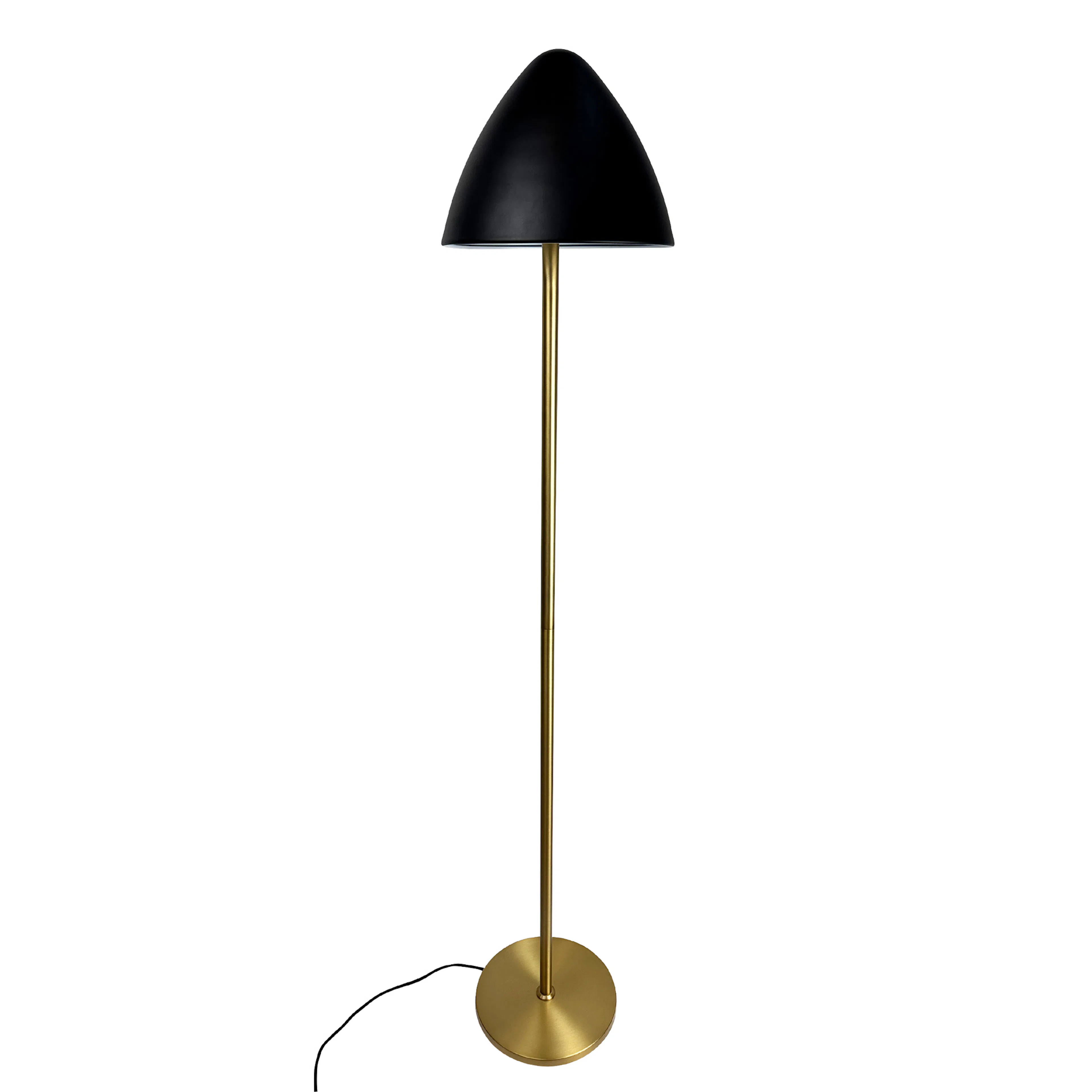 Golvlampa Dyberg Larsen Oulu Svart/Mässing