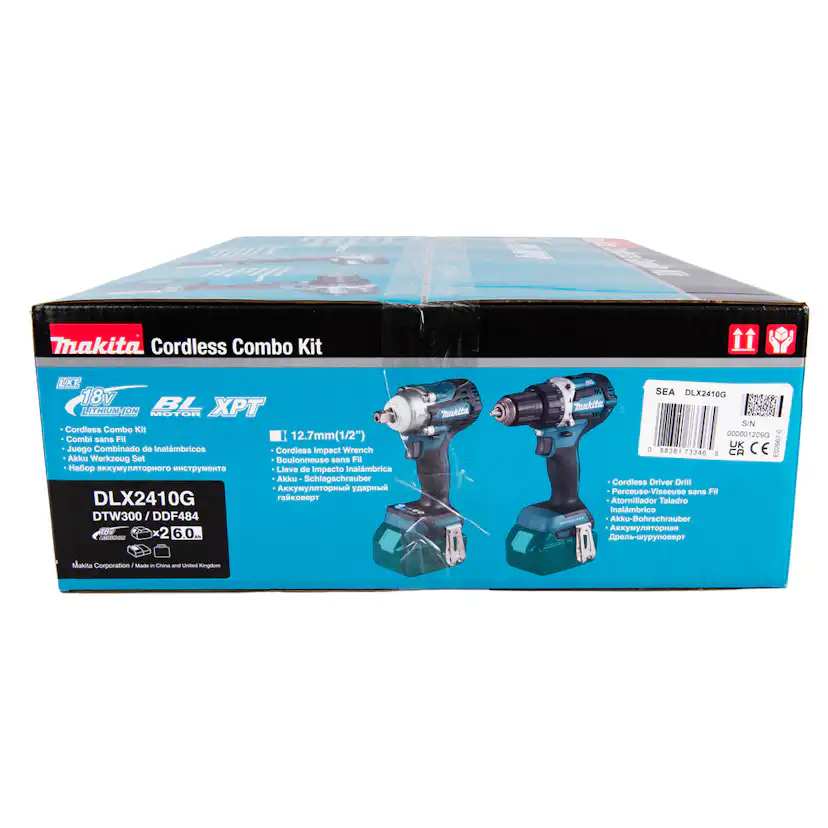 Verktygspaket Makita DDF484Z 18V DTW300Z inkl Väska