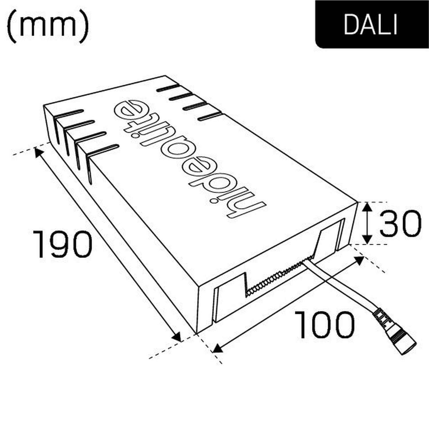 Solo Maxi G2 Svart 3000K DALI Svart, DALI