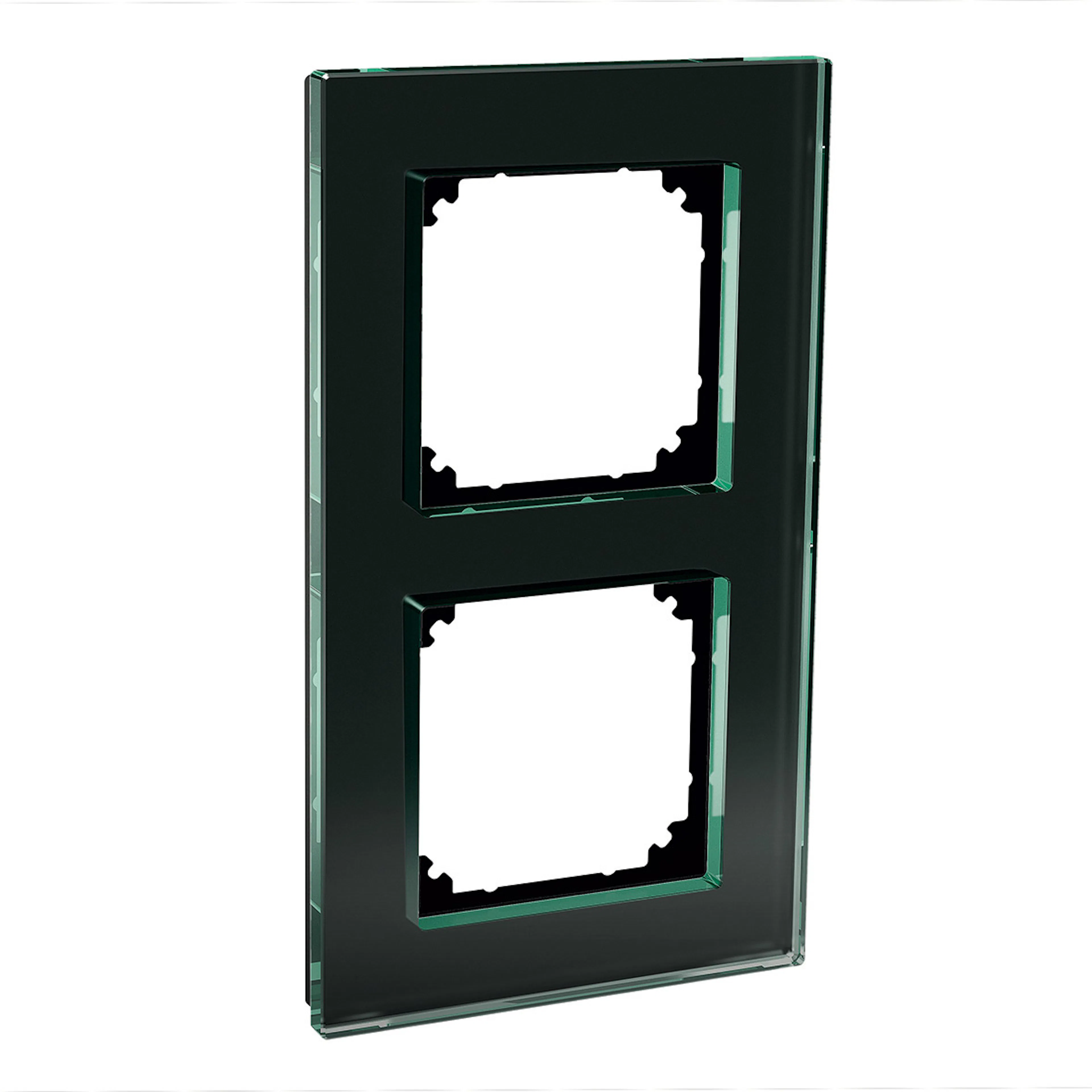 RAM 2-FACK GLAS SOLID SVART 2-fack
