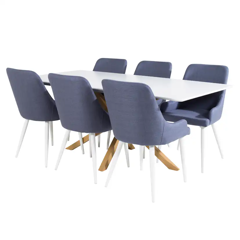 Matgrupp Venture Home Piata med 6 Plake Stolar