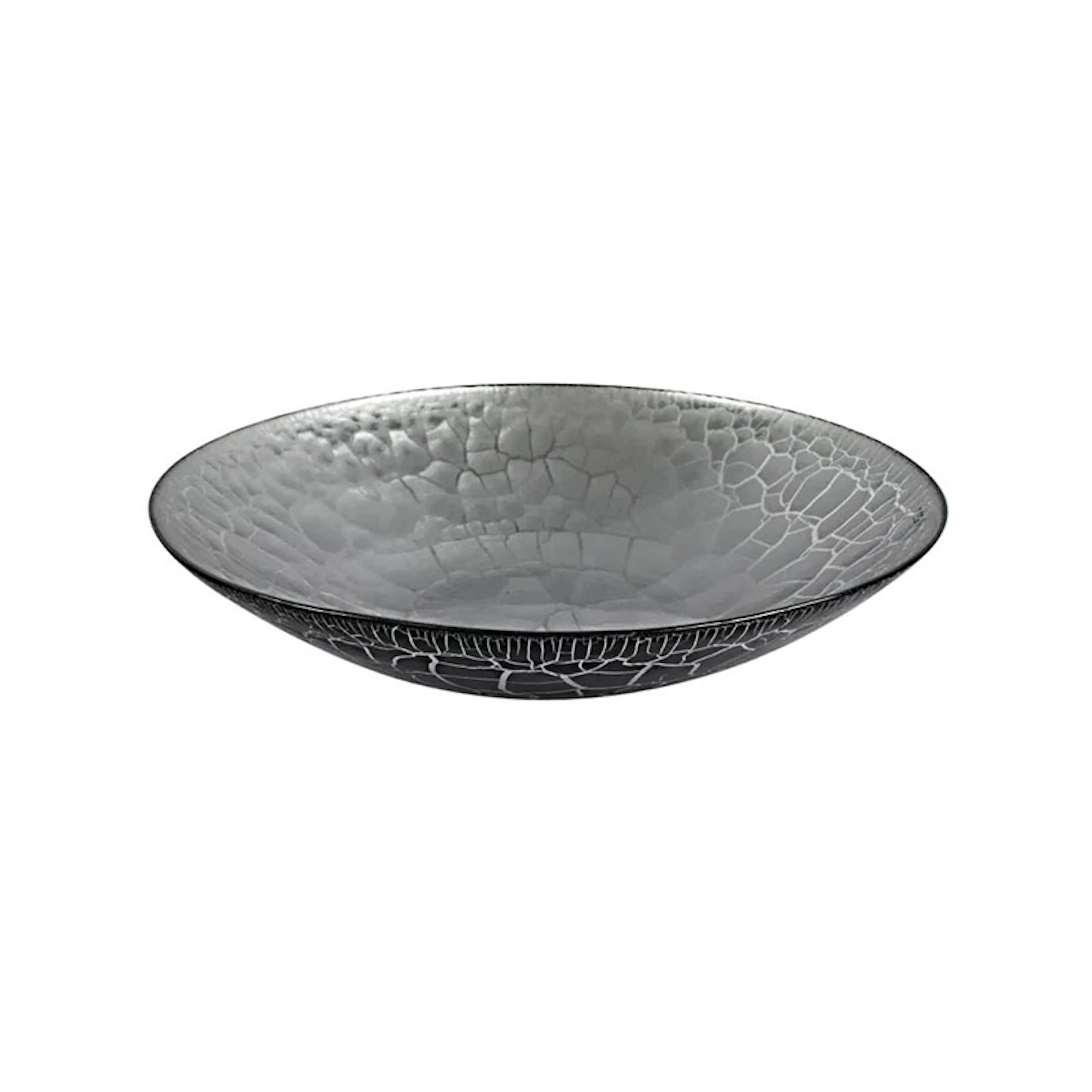 Nybro Crystal Fat Croco svart-silver  65x300 mm Svart/Silver, 65x300 mm
