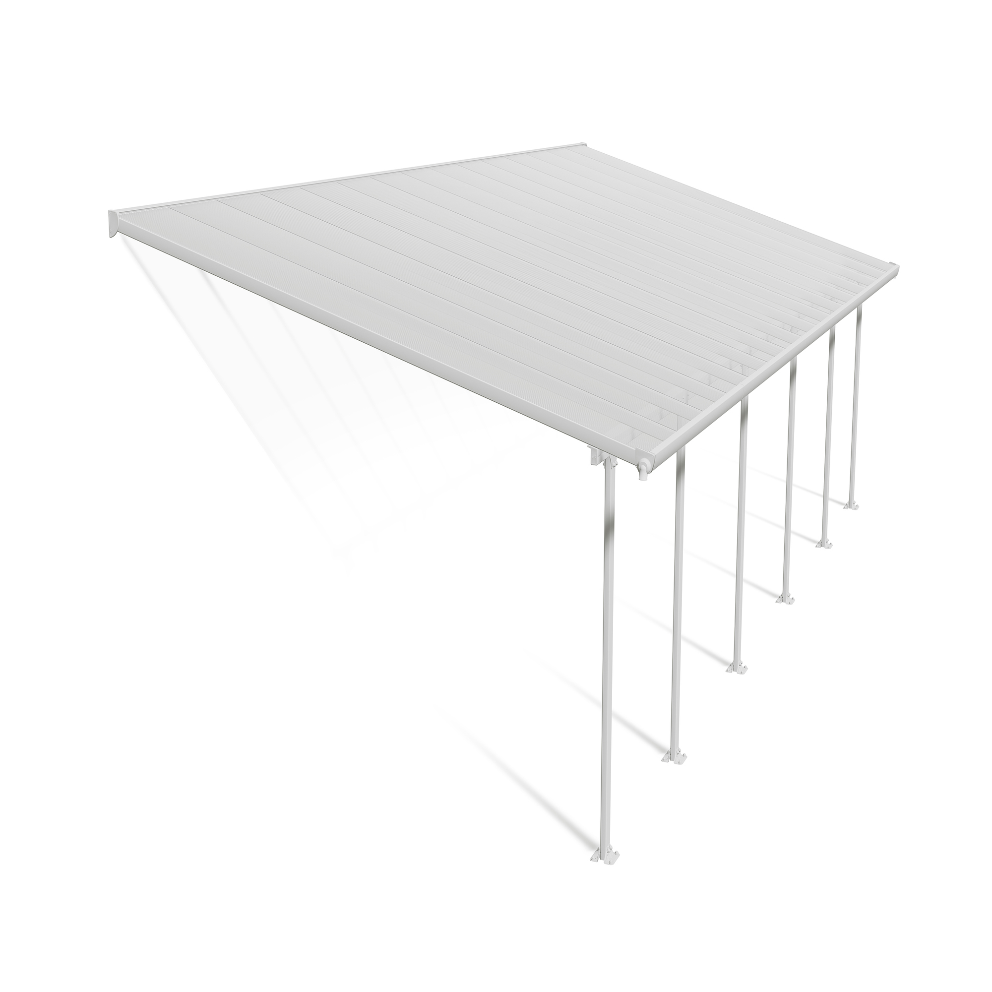 Terrasstak Feria 4 x 10,31 m, vit Palram - Canopia Vit