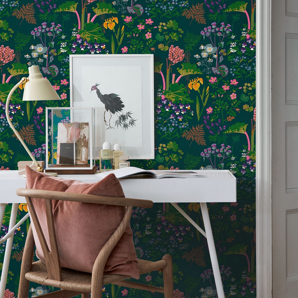 Tapet Boråstapeter Scandinavian Designers II Rabarber 1791