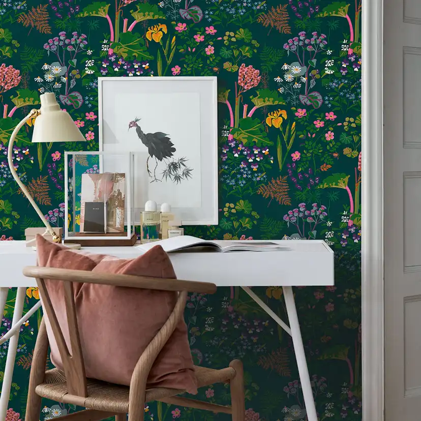 Tapet Boråstapeter Scandinavian Designers II Rabarber 1791