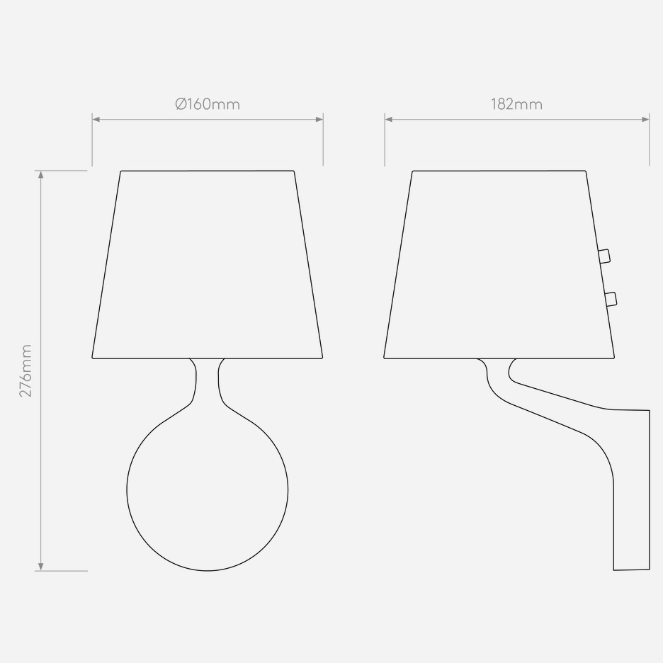 Vägglampa Astro Millie