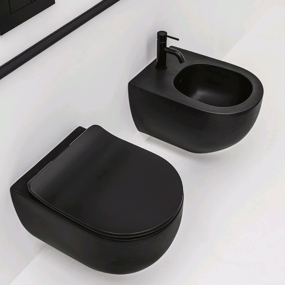 Vägghängd Toalettstol Lavabo Glomp Mini Rimless