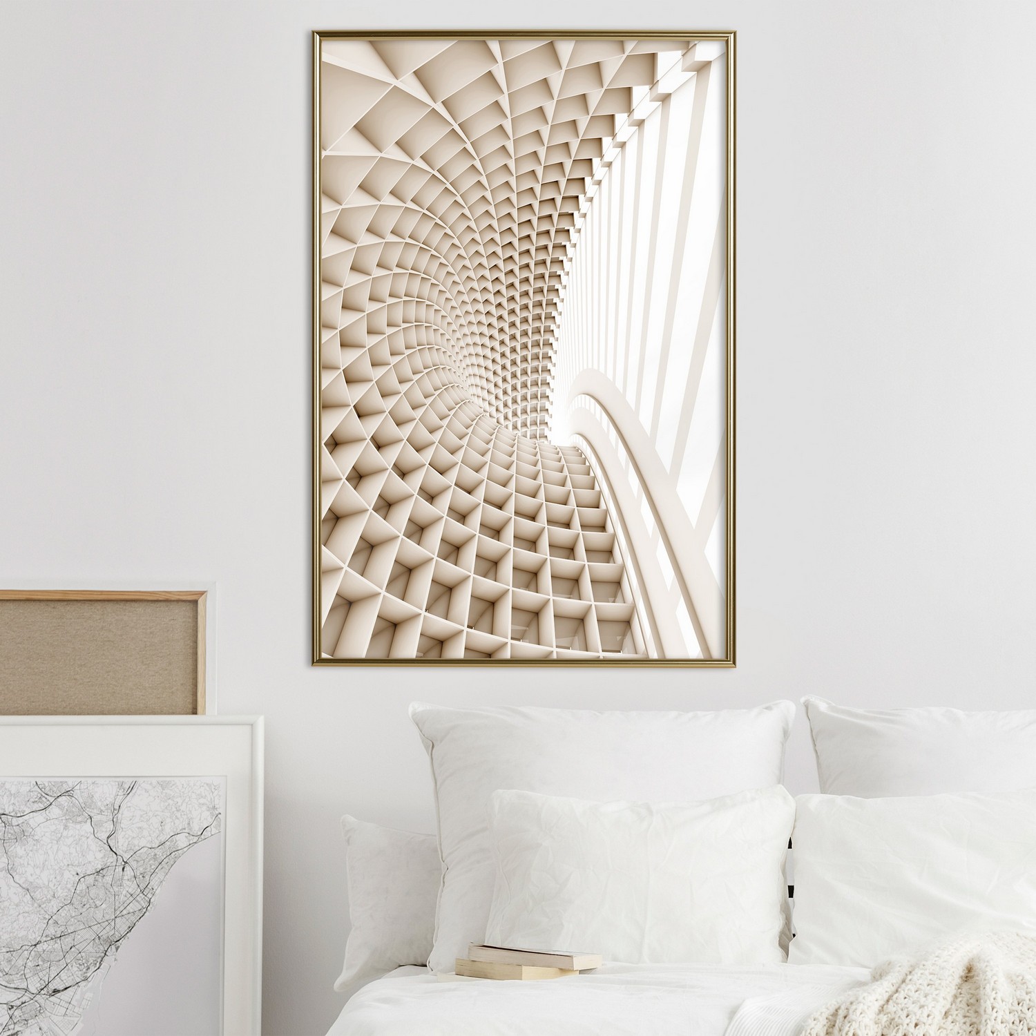 Affisch - Telemark [Poster] 40x60 Guld ram, 40x60 cm