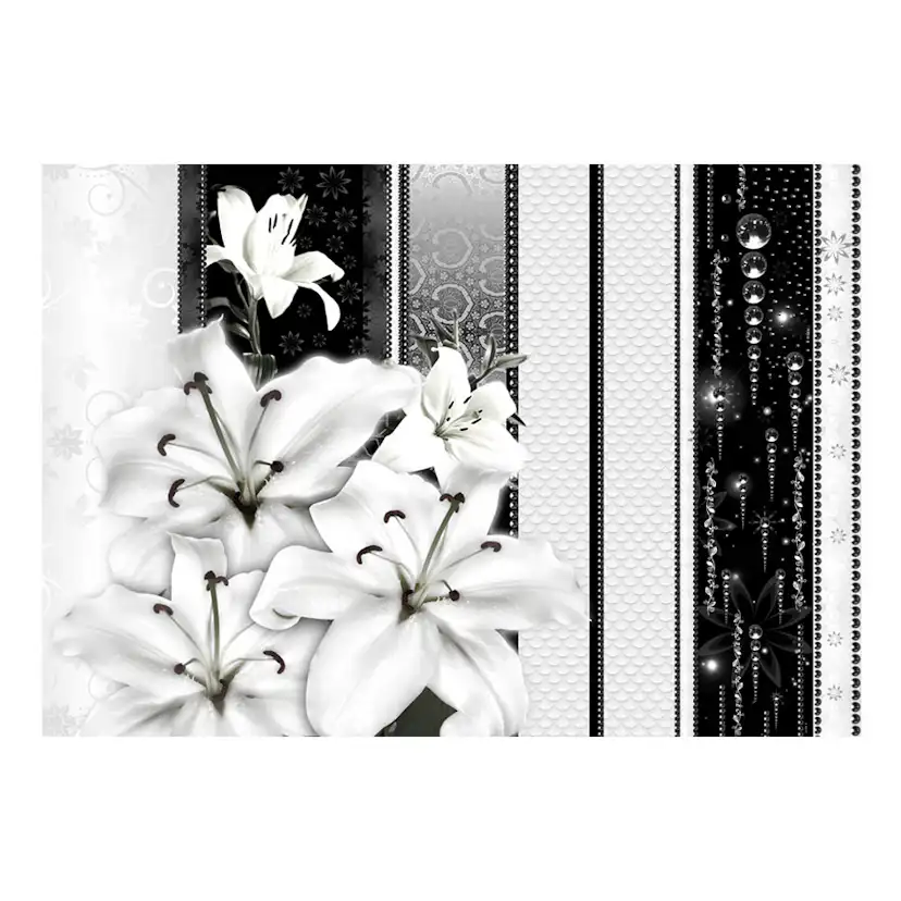 Fototapet Arkiio Crying Lilies In White