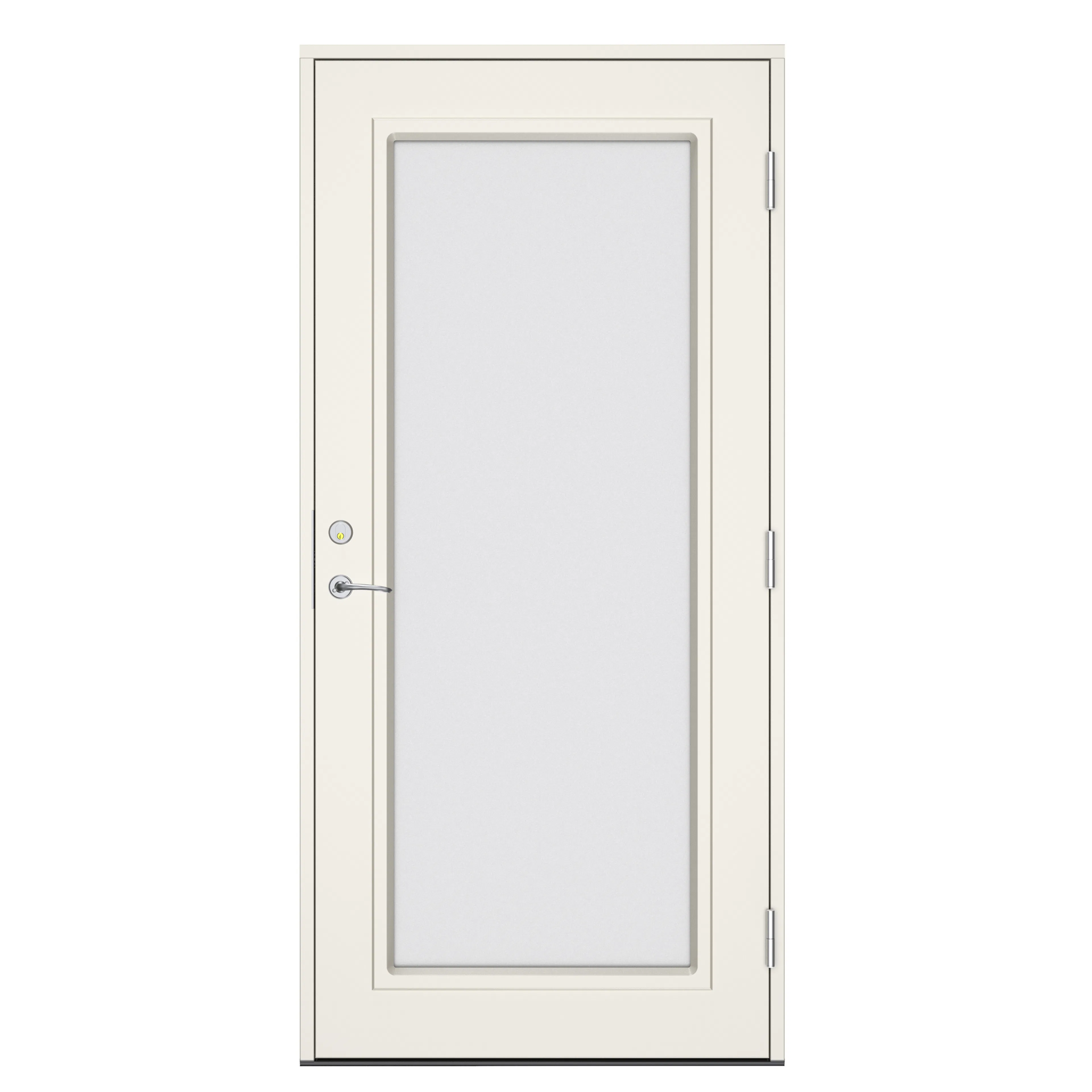 Ytterdörr Swedoor Clever-Line+ Sarek NCS-0500-N Klassisk Vit 10x21, Vänster