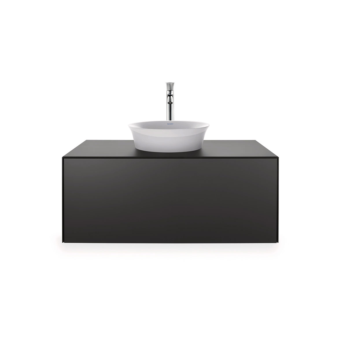 Tvättställ Duravit White Tulip för Placering på Bänkskiva Vit Högblank 430 mm