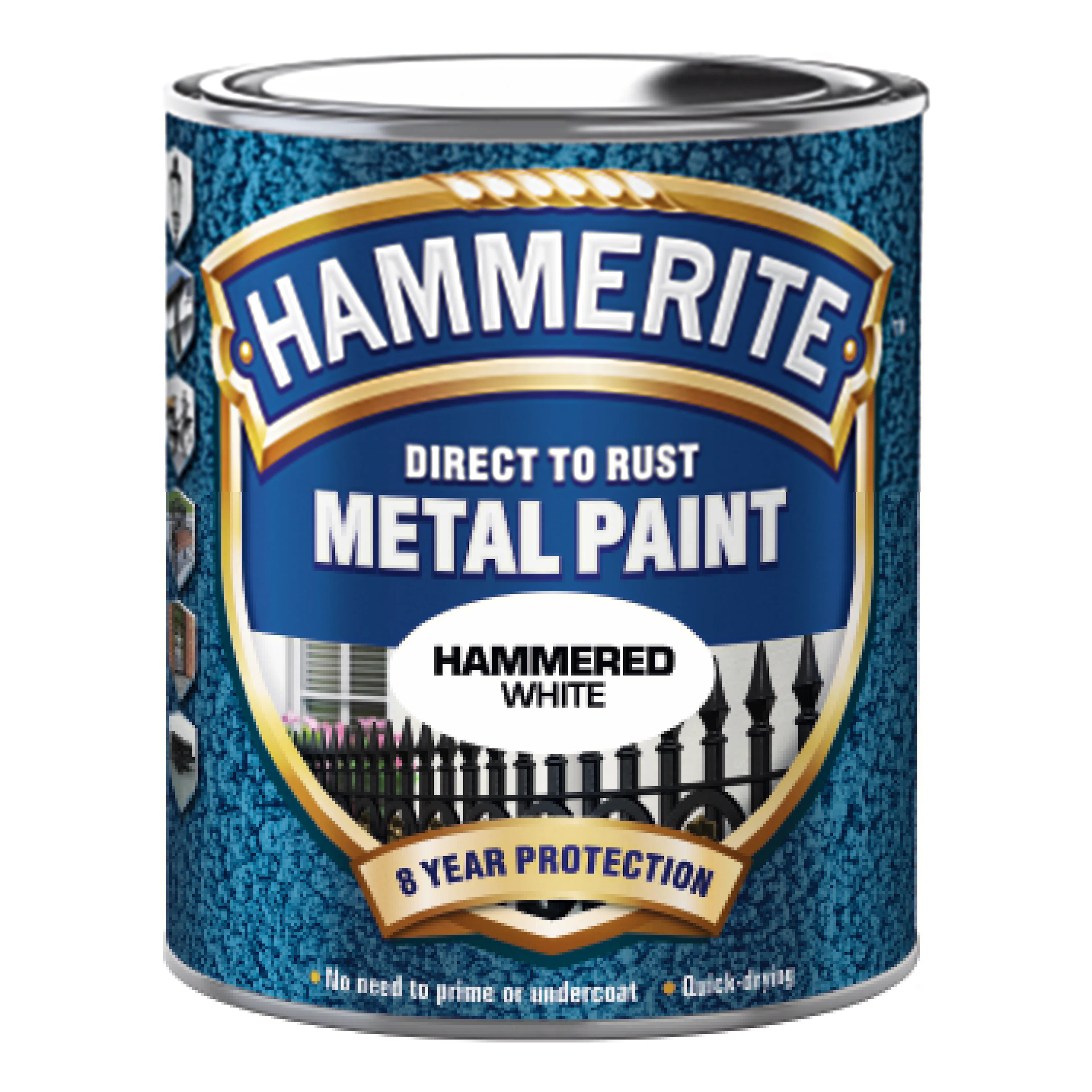 Rostskyddsfärg Hammerite Hammarlack Gråvit 250ml