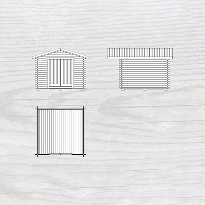 Friggebod Baseco Bruks bod 10 m2