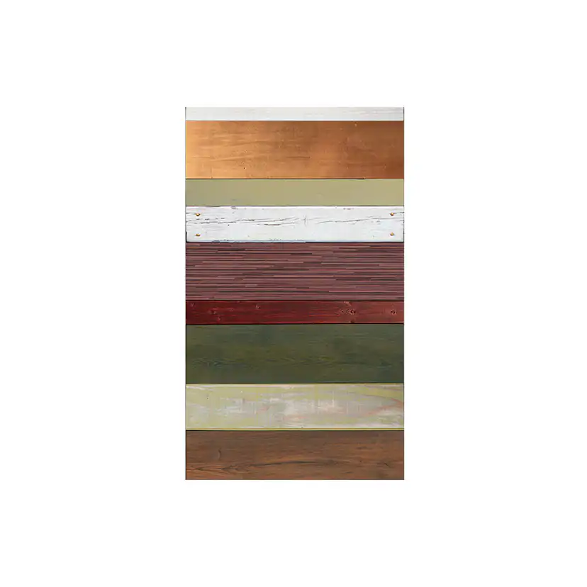 Fototapet Arkiio Rainbowcolored wood tones 50x1000 cm