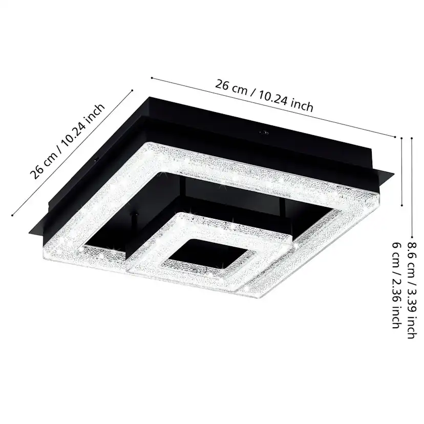 Taklampa Eglo Fradelo 1 240x240 mm