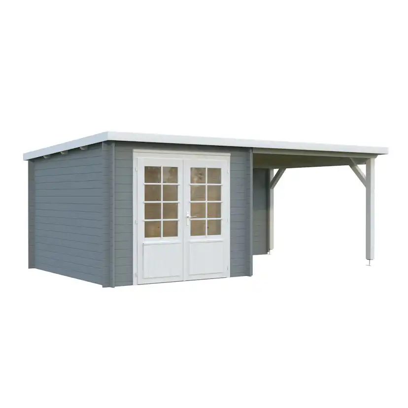 Ella 6,9+8,2 m2 PNT7042W2 Ljusgrå/Vit