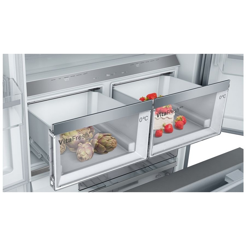 Side-By-Side Bosch KFF96PIEP Serie 8