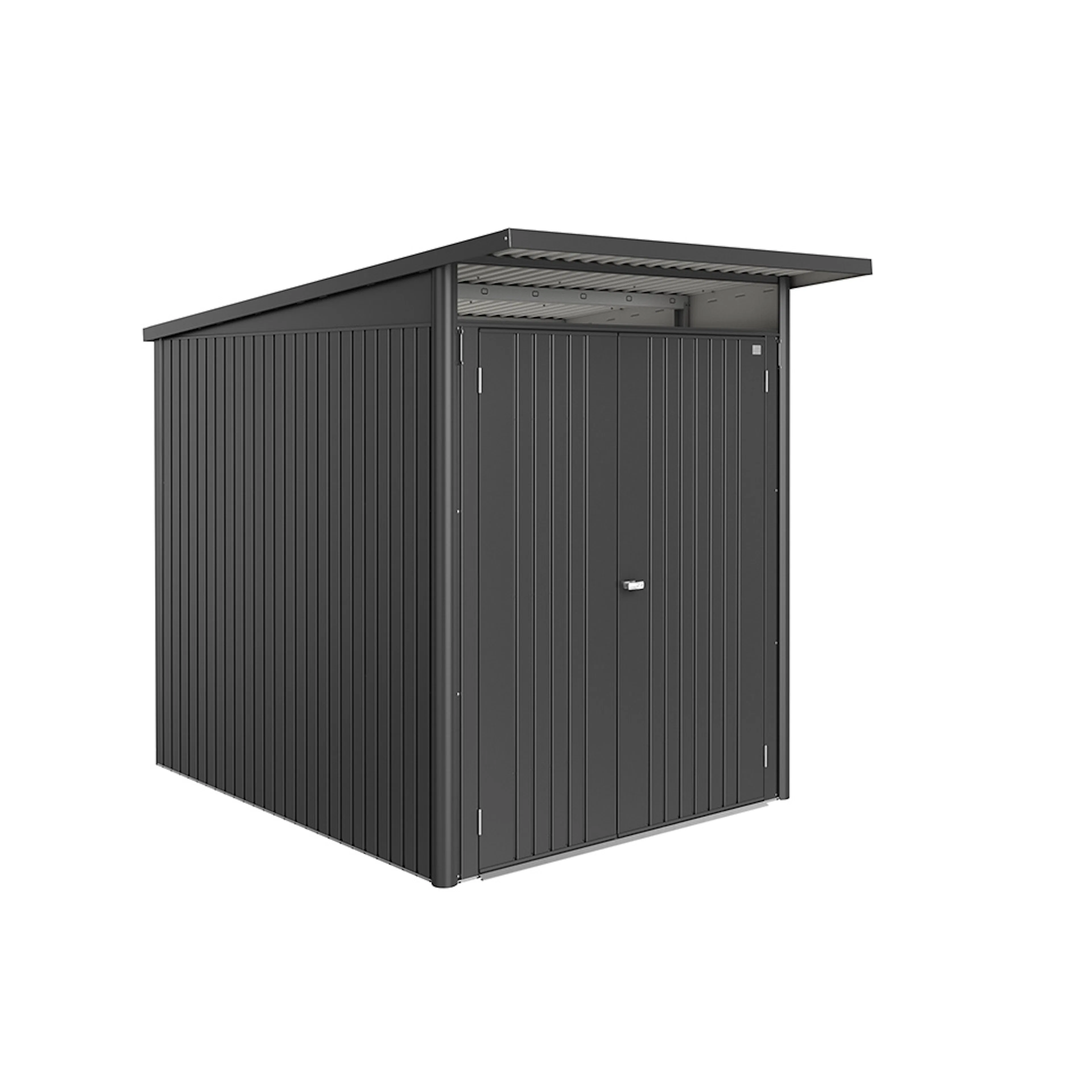 Redskapsbod Biohort Avantgarde Eco A2 Metallic Mörkgrå Dubbeldörr